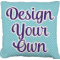 Design Your Own Faux-Linen Throw Pillow 18"