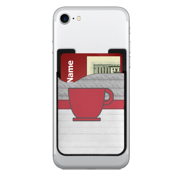 Custom Design Your Own 2-in-1 Cell Phone Credit Card Holder & Screen Cleaner