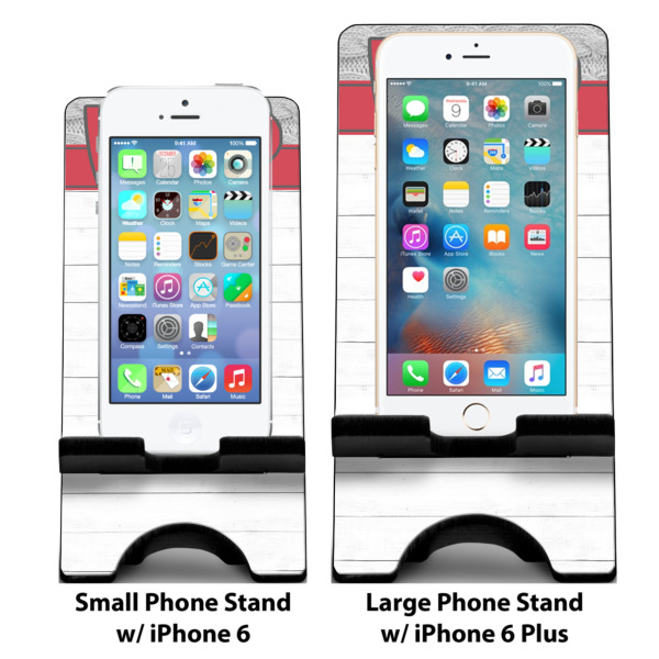 Custom Design - Compare Phone Stand Sizes - with iPhones