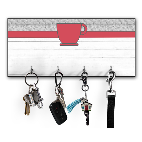 Custom Design Your Own Key Hanger w/ 4 Hooks