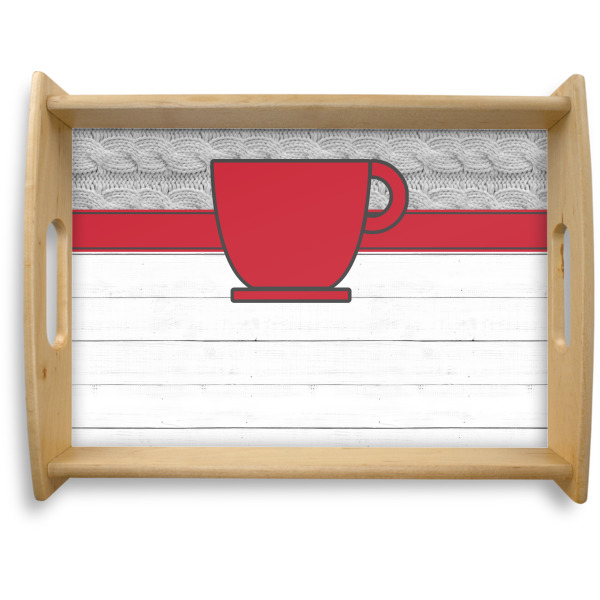 Custom Design Your Own Natural Wooden Tray - Large