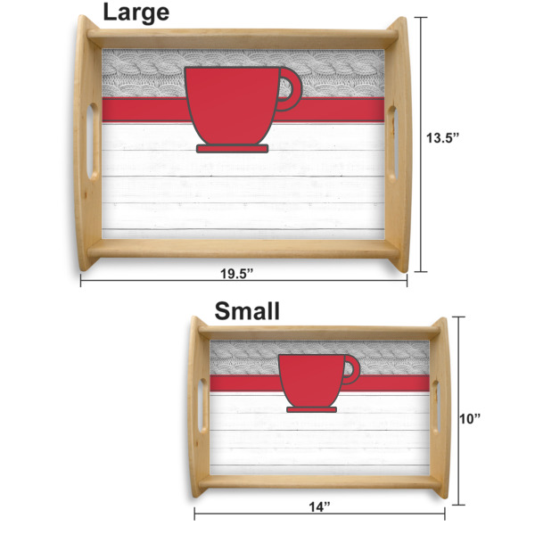 Custom Design - Serving Tray Wood Sizes