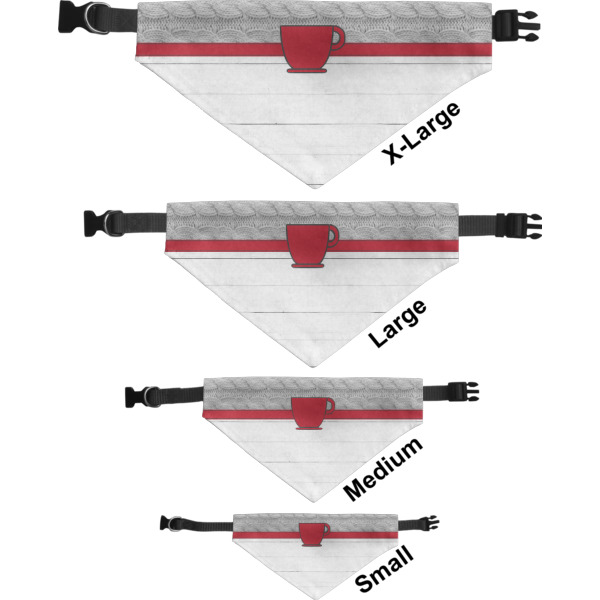 Custom Design - Pet Bandana Sizes