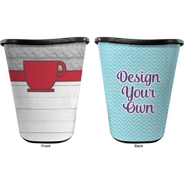 Custom Design - Waste Basket - Black - Double Sided - Approval