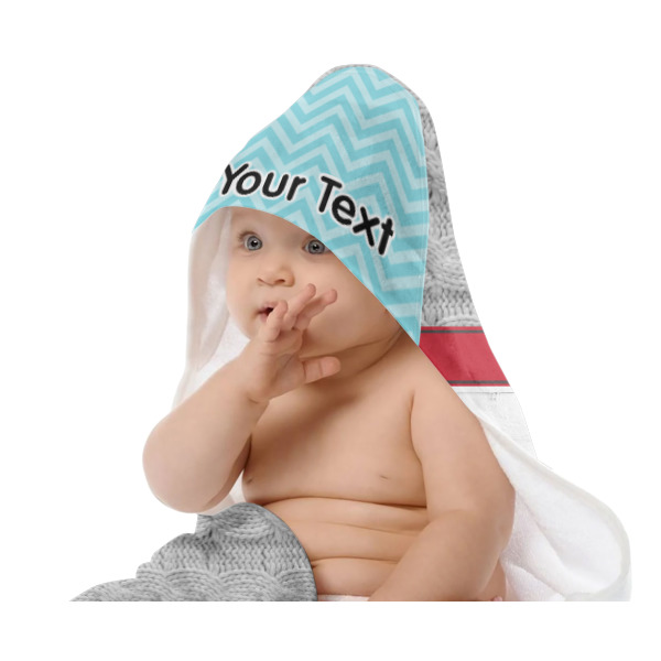 Custom Design - Baby Hooded Towel on Child