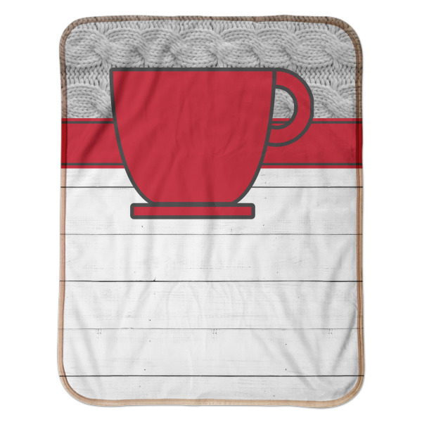 Custom Design - Baby Sherpa Blanket - Flat