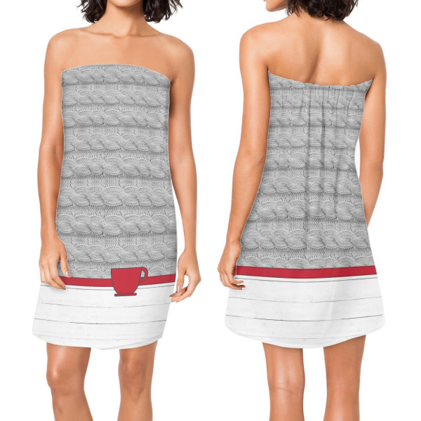 Custom Design - Custom Bath Wrap - Front & Back View