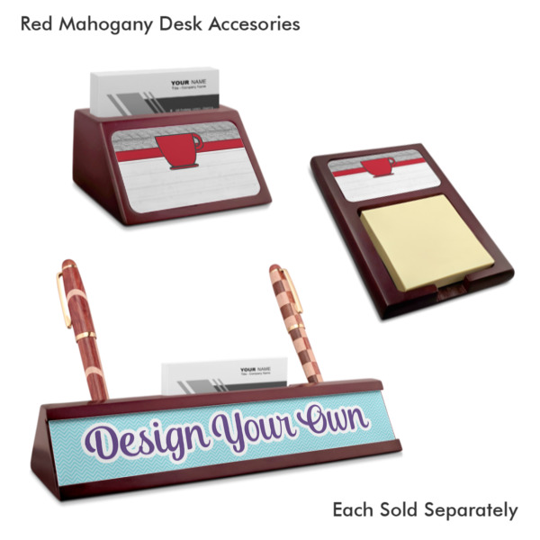 Custom Design - Mahogany Desk Accessories