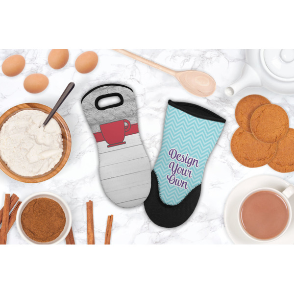 Custom Design - Neoprene Oven Mitt - Lifestyle Image