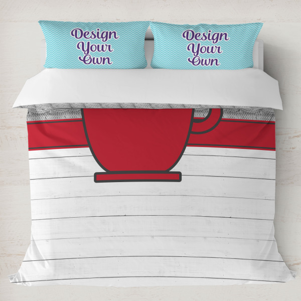 Custom Design Your Own Duvet Cover Set - King