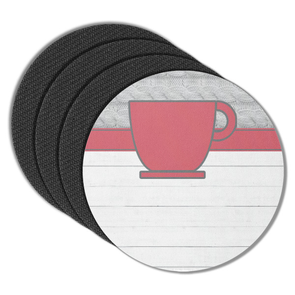 Custom Design - Round Coaster Rubber Back - Main