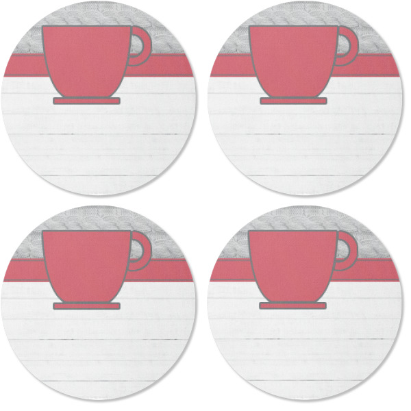 Custom Design - Coaster Round Rubber Back - Apvl