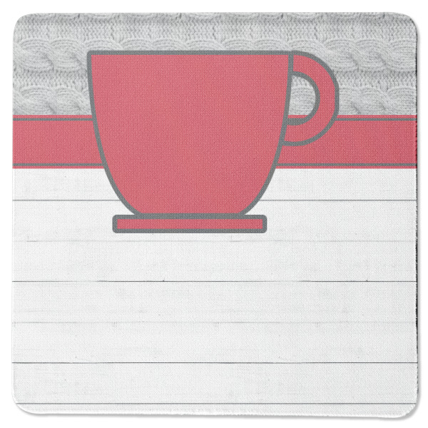 Custom Design - Square Coaster Rubber Back - Single