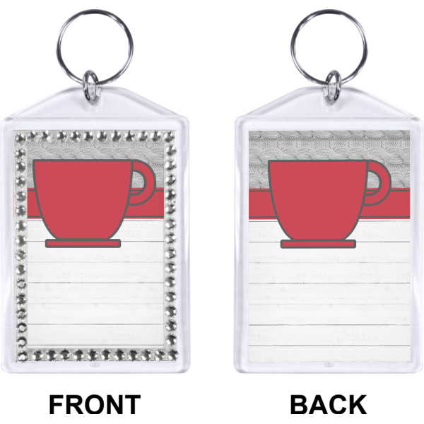 Custom Design - Bling Keychain (Front + Back)