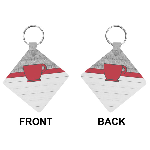 Custom Design - Diamond Keychain (Front + Back)