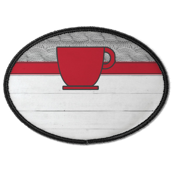 Custom Design - Iron On Patch - Oval - Front