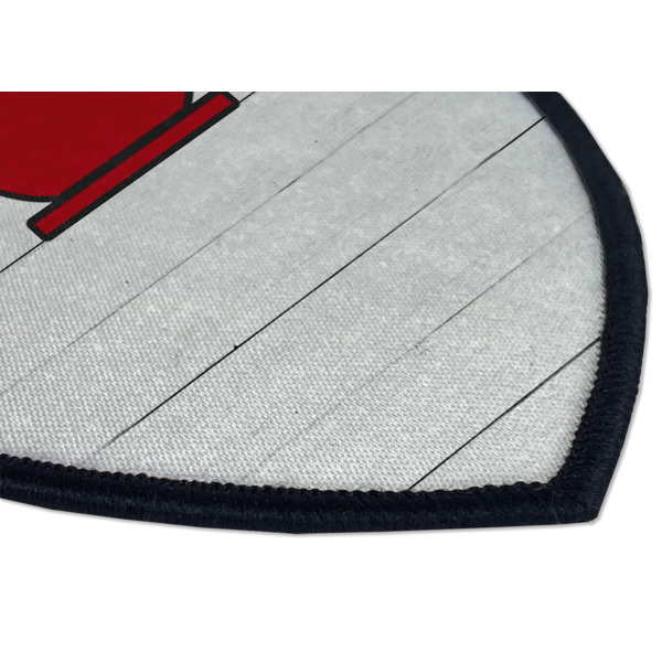 Custom Design - Iron On Patch - Shield - Style B - Closeup