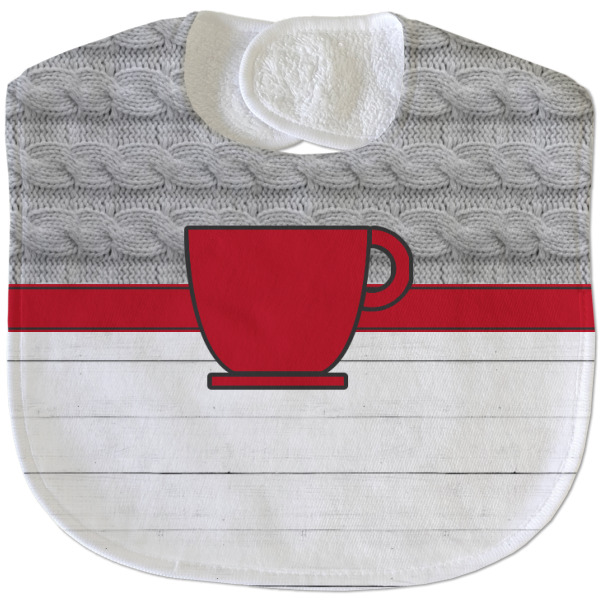 Custom Design - New Baby Bib - Closed and Folded