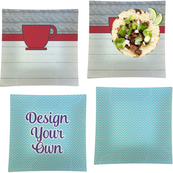 Custom Design - Set of Square Dinner Plates