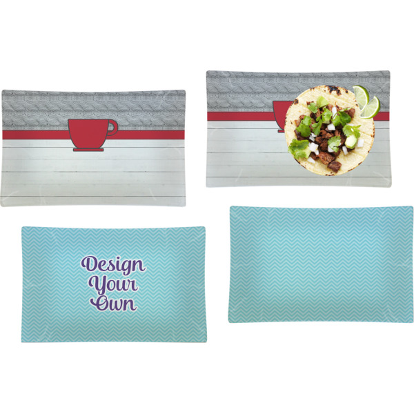 Custom Design - Set of Rectangular Dinner Plates