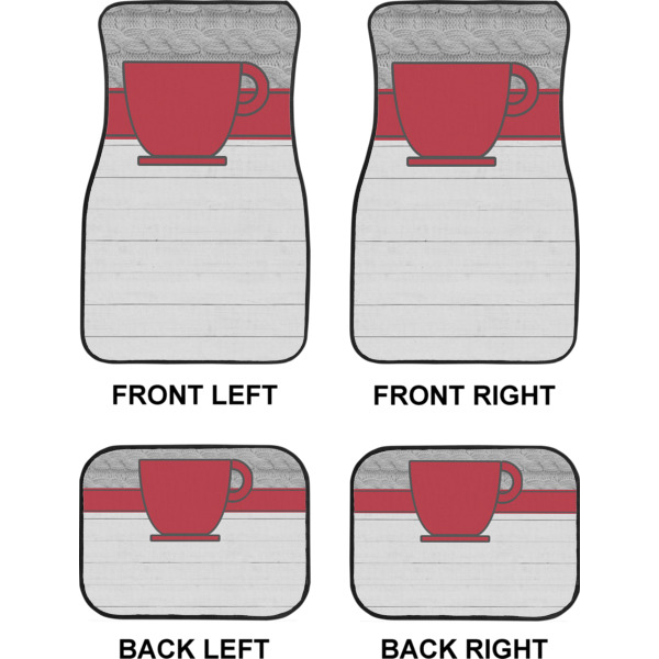 Custom Design - Car Floor Mats Set (2F + 2B)