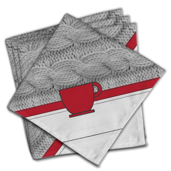 Custom Design - Cloth Napkins - Personalized Dinner (PARENT MAIN Set of 4)