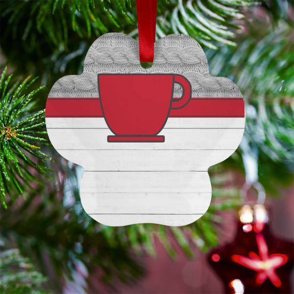 Custom Design - Metal Paw Ornament - Lifestyle