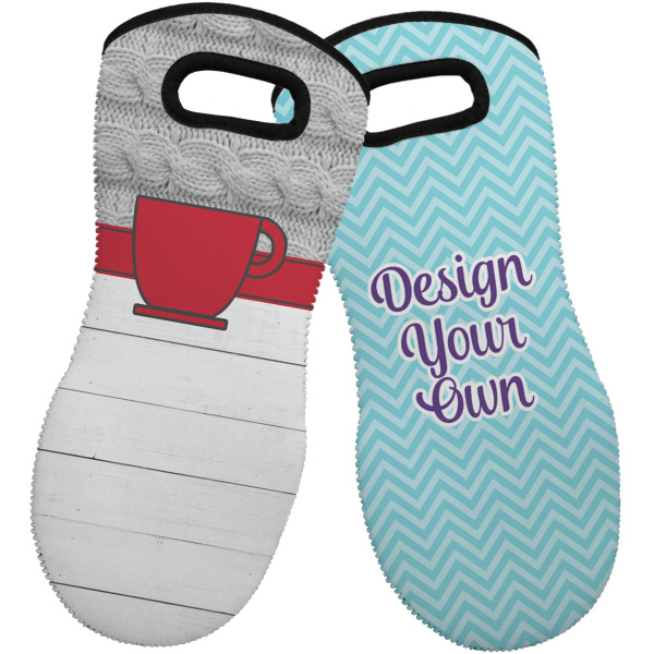 Custom Design - Neoprene Oven Mitt -Set of 2 - Front
