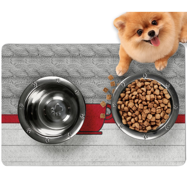 Custom Design Your Own Dog Food Mat - Small