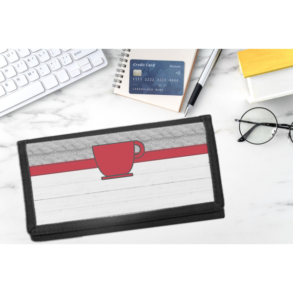 Custom Design - DyeTrans Checkbook Cover - LIFESTYLE