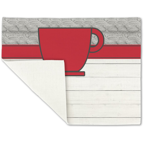 Custom Design - Linen Placemat - Folded Corner (single side)