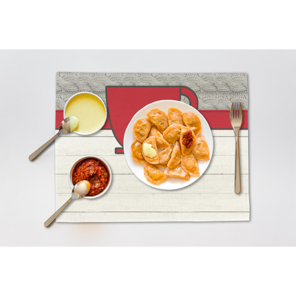 Custom Design - Linen Placemat - Single - Lifestyle