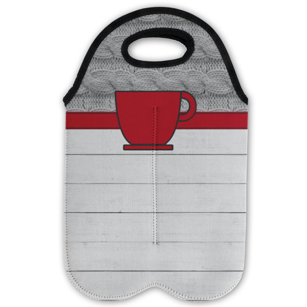 Custom Design - Double Wine Tote - Flat