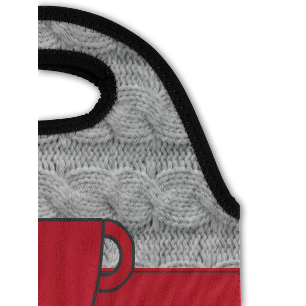 Custom Design - Double Wine Tote - Top Closeup