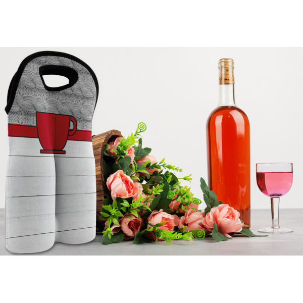 Custom Design - Double Wine Tote - In Context
