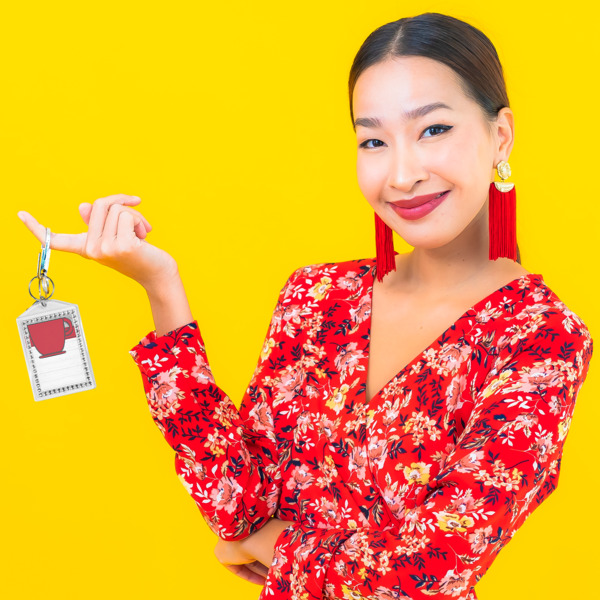 Custom Design - Bling Keychain - LIFESTYLE