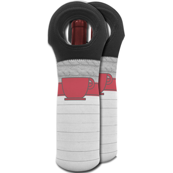 Custom Design - Wine Tote Bag - Two Bags