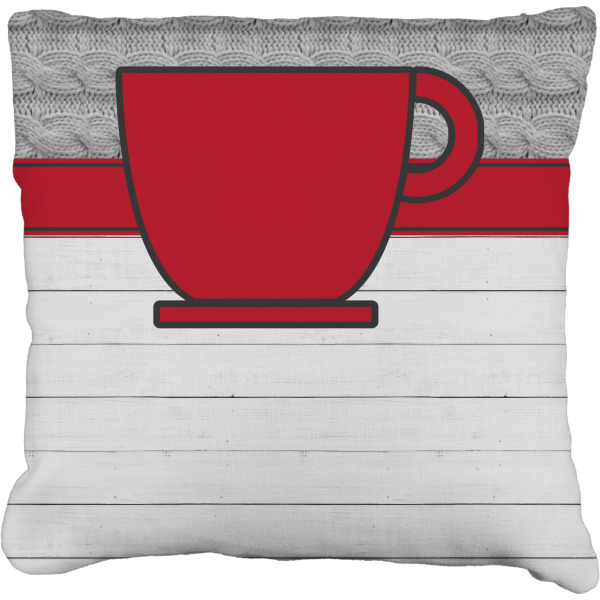 Custom Design Your Own Faux-Linen Throw Pillow 26"