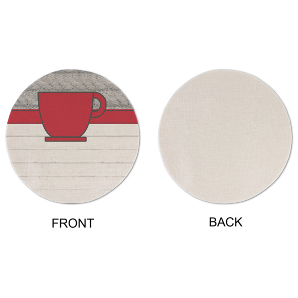 Custom Design - Round Linen Placemats - APPROVAL (single sided)