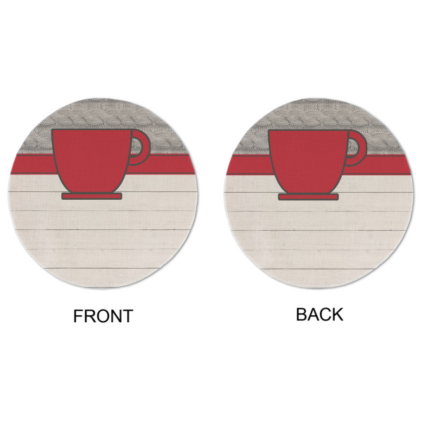 Custom Design - Round Linen Placemats - APPROVAL (double sided)