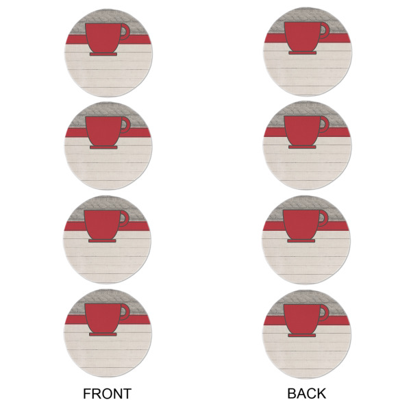 Custom Design - Round Linen Placemats - APPROVAL Set of 4 (double sided)