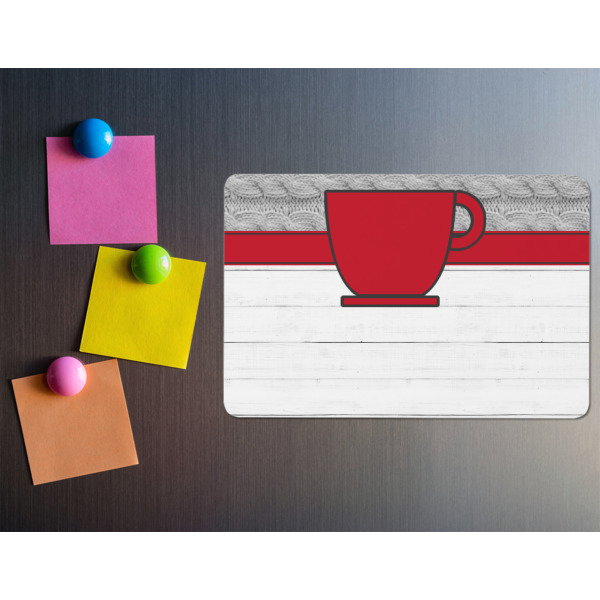 Custom Design - Rectangular Fridge Magnet - LIFESTYLE