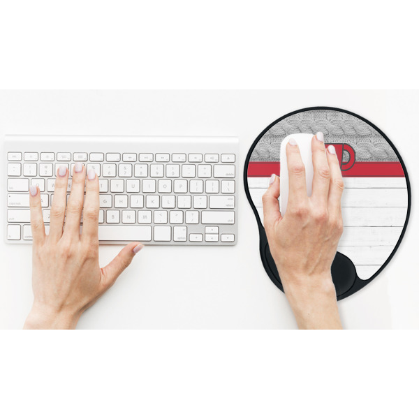 Custom Design - Mouse Pad with Wrist Rest - LIFESYTLE 2 (in use)