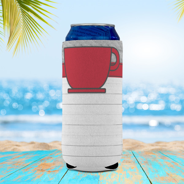 Custom Design - Can Cooler - 16oz - In Context