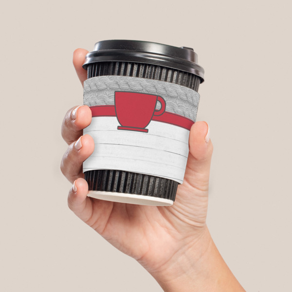 Custom Design - Coffee Cup Sleeve - LIFESTYLE