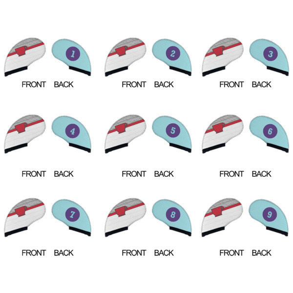 Custom Design - Golf Club Covers - APPROVAL (set of 9)