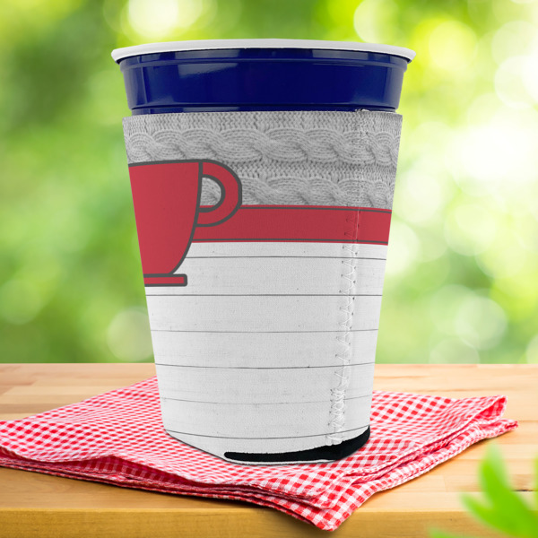 Custom Design - Party Cup Sleeves - with bottom - Lifestyle