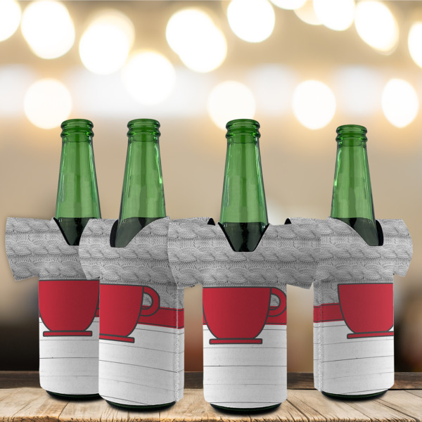 Custom Design - Jersey Bottle Cooler - Set of 4 - LIFESTYLE