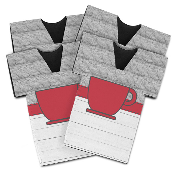 Custom Design - Jersey Bottle Cooler - Set of 4 - MAIN (flat)