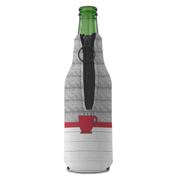Custom Design - Zipper Bottle Cooler - BACK (bottle)